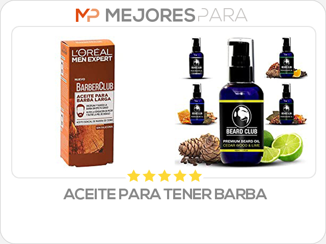 aceite para tener barba