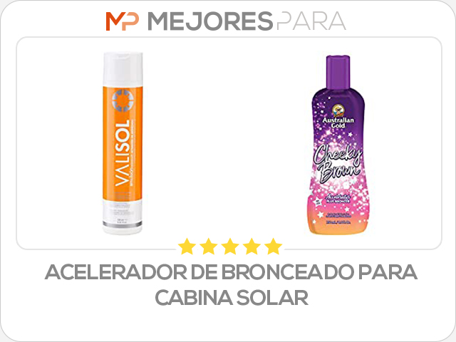 acelerador de bronceado para cabina solar