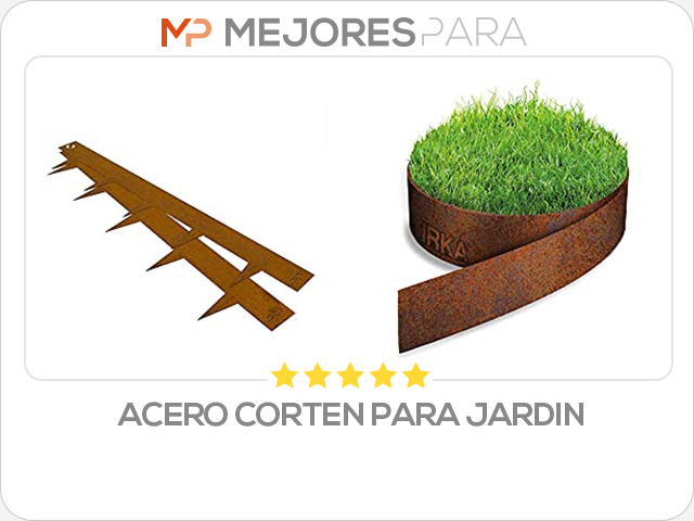 acero corten para jardin