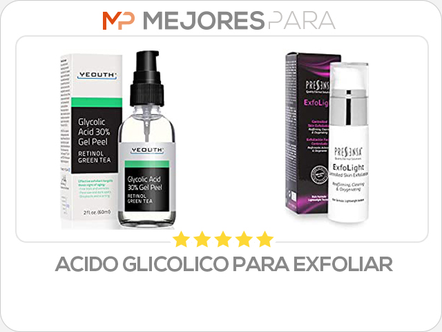 acido glicolico para exfoliar