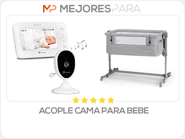 acople cama para bebe