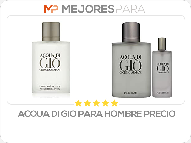 acqua di gio para hombre precio