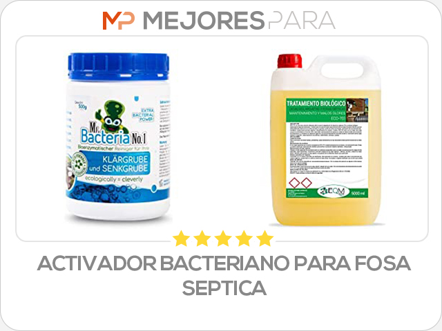 activador bacteriano para fosa septica