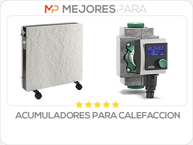 acumuladores para calefaccion