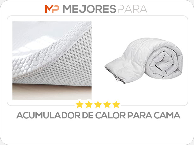 acumulador de calor para cama