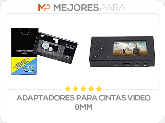 adaptadores para cintas video 8mm