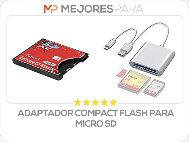 adaptador compact flash para micro sd