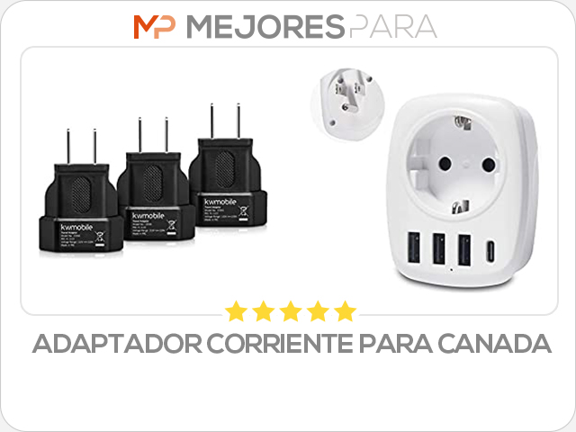 adaptador corriente para canada