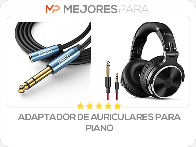 adaptador de auriculares para piano