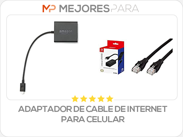 adaptador de cable de internet para celular