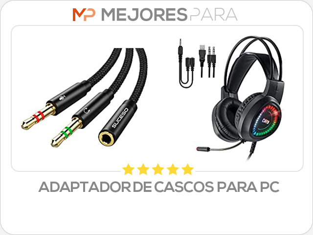 adaptador de cascos para pc