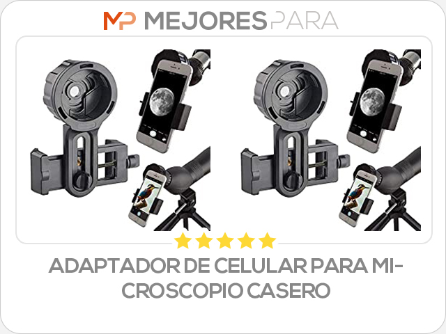 adaptador de celular para microscopio casero