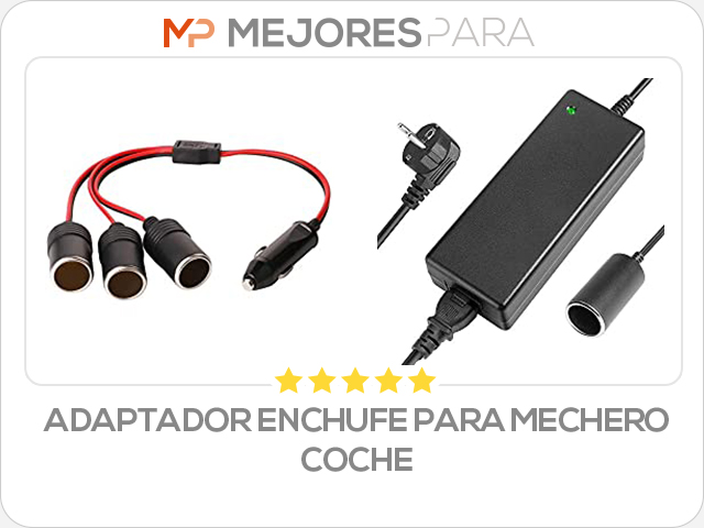 adaptador enchufe para mechero coche