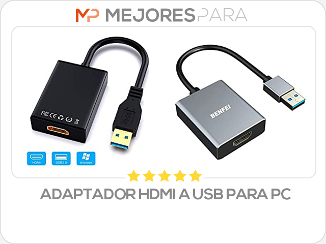 adaptador hdmi a usb para pc