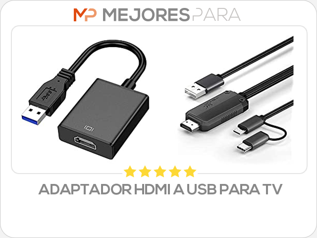 adaptador hdmi a usb para tv