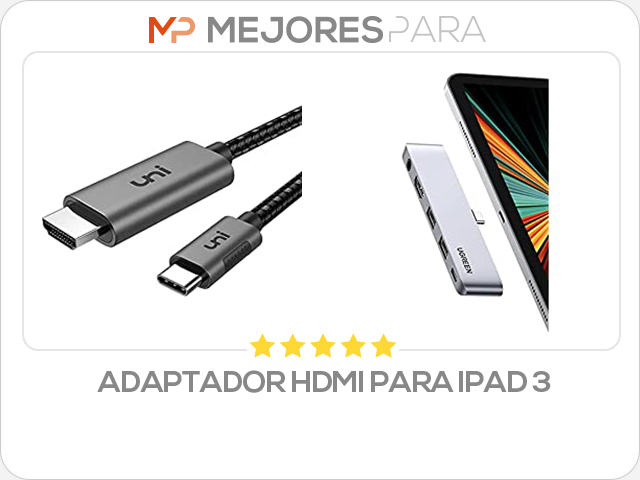 adaptador hdmi para ipad 3