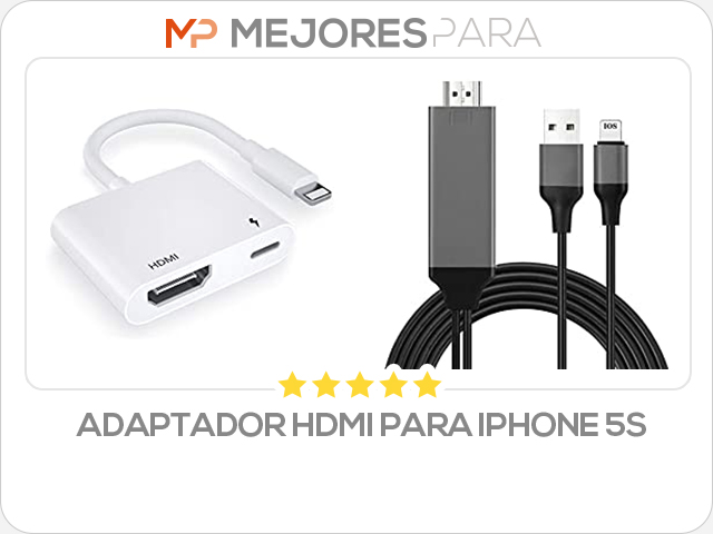 adaptador hdmi para iphone 5s