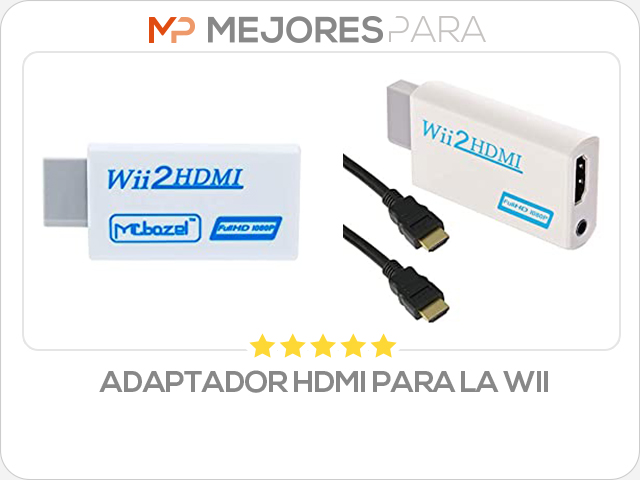 adaptador hdmi para la wii