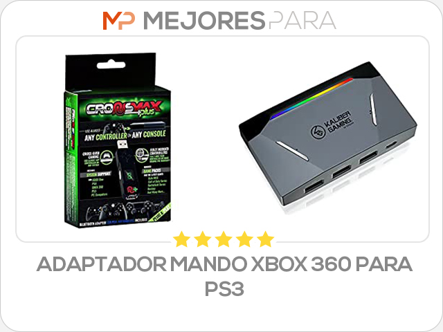 adaptador mando xbox 360 para ps3