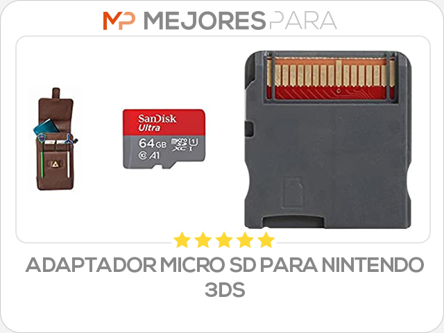 adaptador micro sd para nintendo 3ds