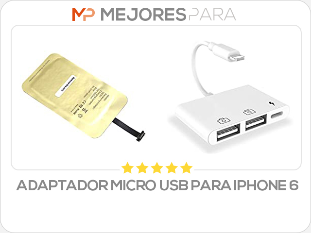 adaptador micro usb para iphone 6