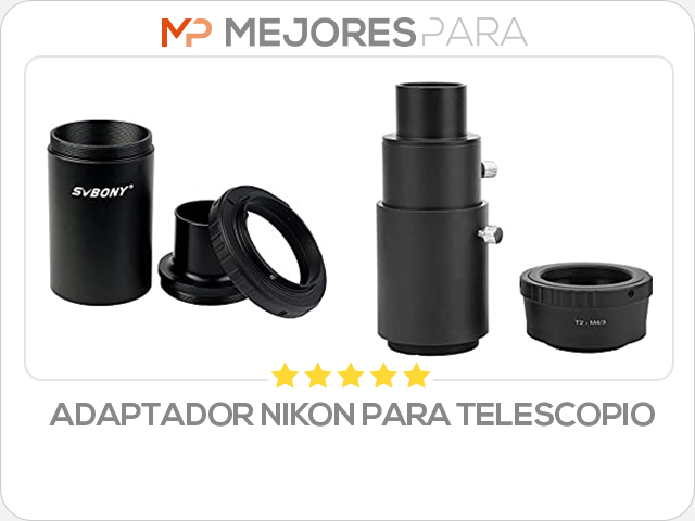 adaptador nikon para telescopio