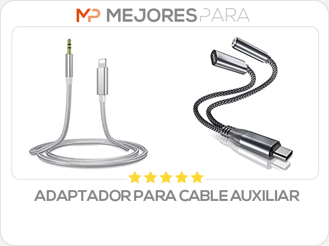 adaptador para cable auxiliar