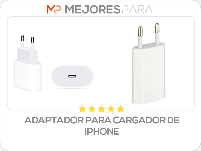 adaptador para cargador de iphone