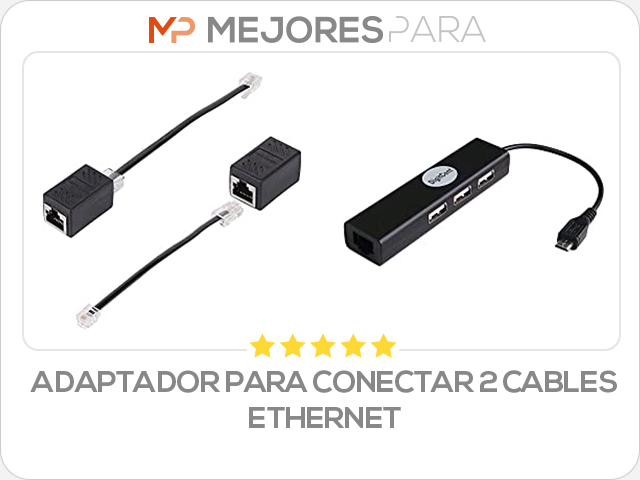 adaptador para conectar 2 cables ethernet