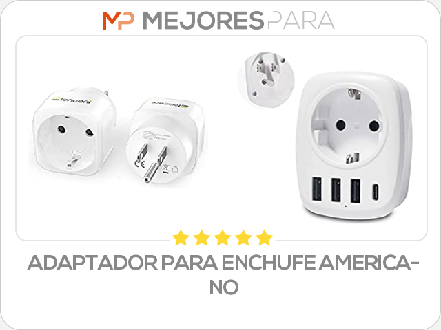 adaptador para enchufe americano