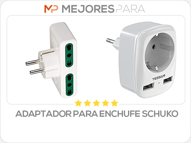 adaptador para enchufe schuko