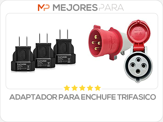 adaptador para enchufe trifasico