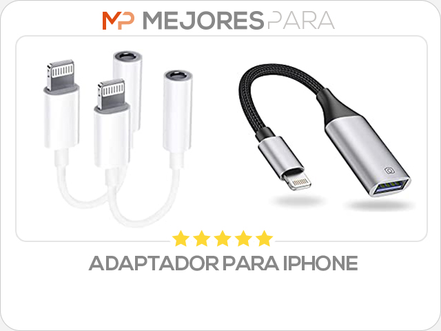 adaptador para iphone