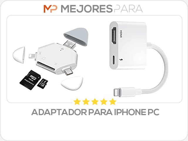 adaptador para iphone pc