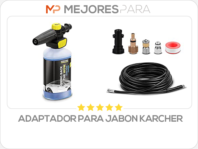 adaptador para jabon karcher