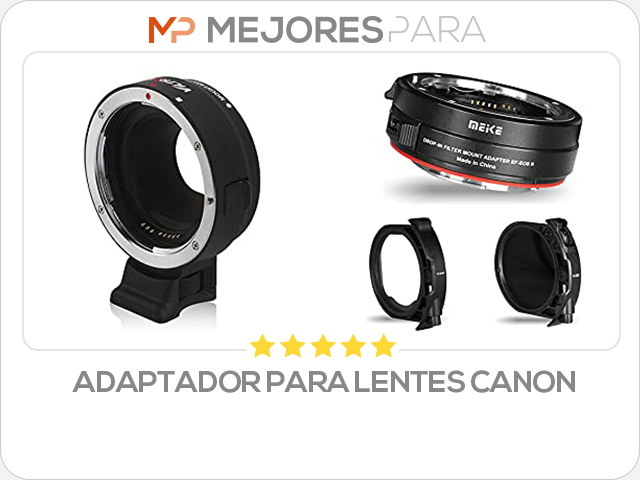 adaptador para lentes canon