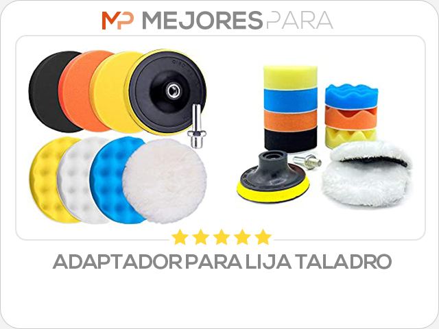 adaptador para lija taladro