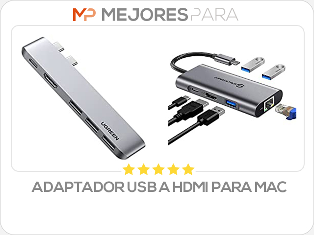 adaptador usb a hdmi para mac