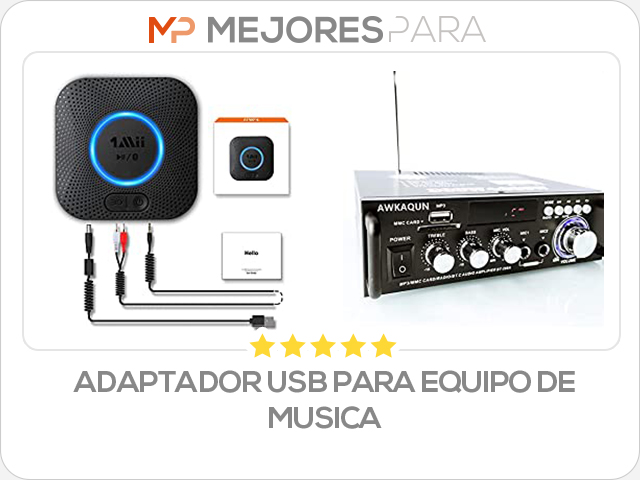 adaptador usb para equipo de musica