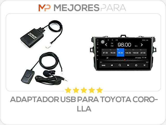 adaptador usb para toyota corolla