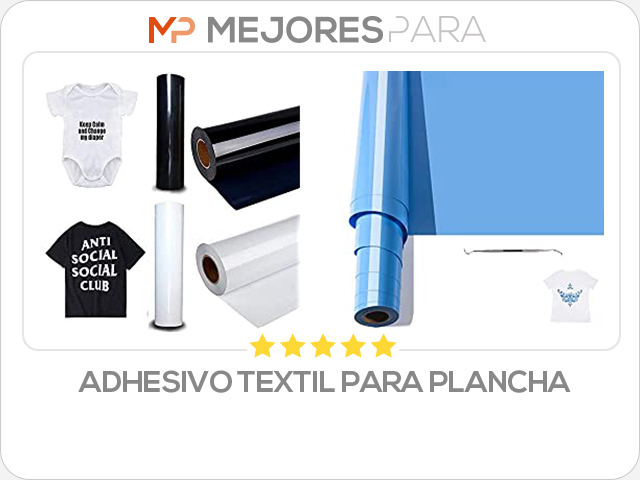 adhesivo textil para plancha