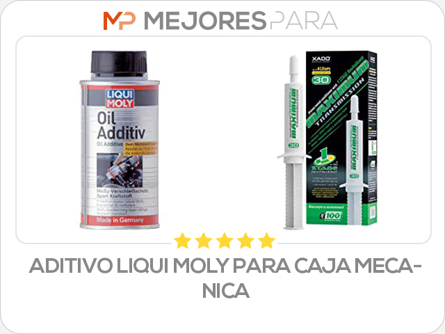 aditivo liqui moly para caja mecanica