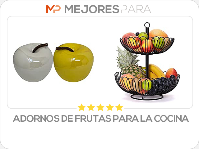 adornos de frutas para la cocina