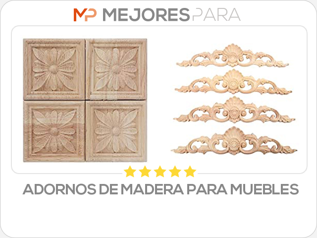 adornos de madera para muebles