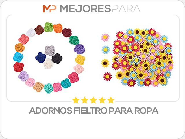 adornos fieltro para ropa