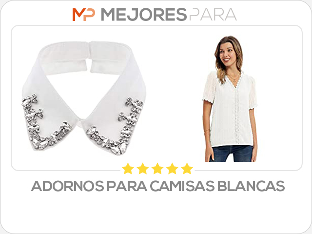 adornos para camisas blancas