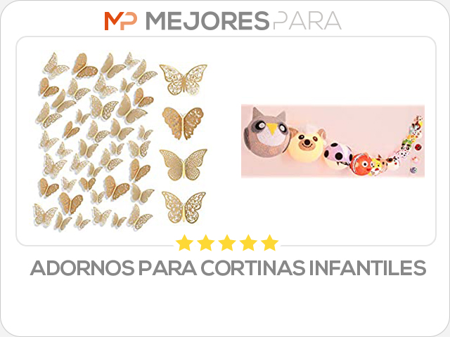 adornos para cortinas infantiles