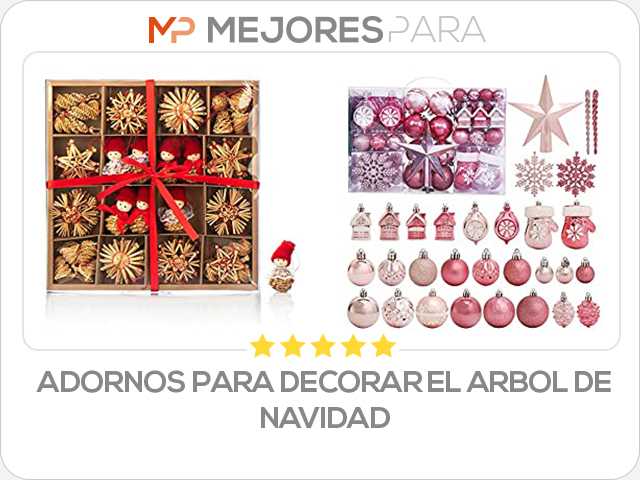 adornos para decorar el arbol de navidad