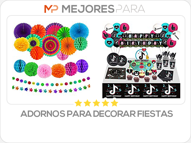 adornos para decorar fiestas