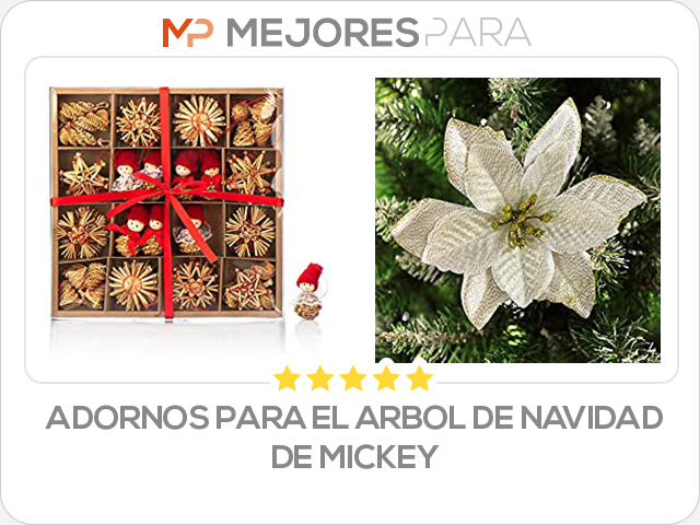 adornos para el arbol de navidad de mickey